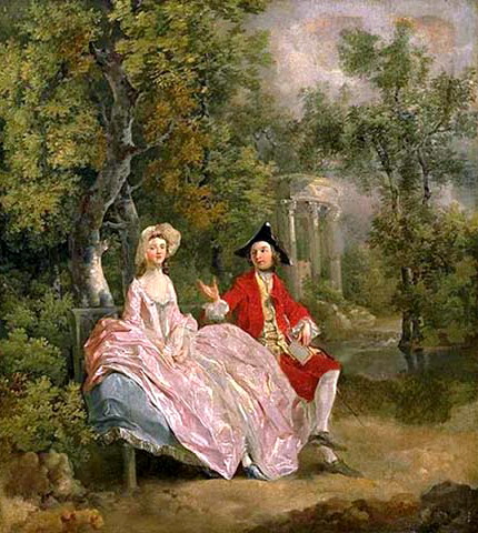 Т.Гейнсборо. Автопортрет с женой Маргаритой. 1746.jpg