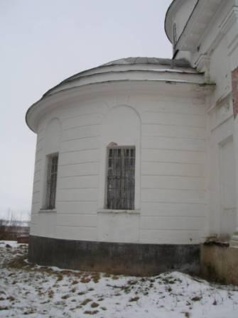 Апсида Рождественской церкви в с. Быковка. 1830 г.