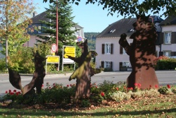 Царь зверей и придворные в местечке Штайнзель, Люксембург.JPEG